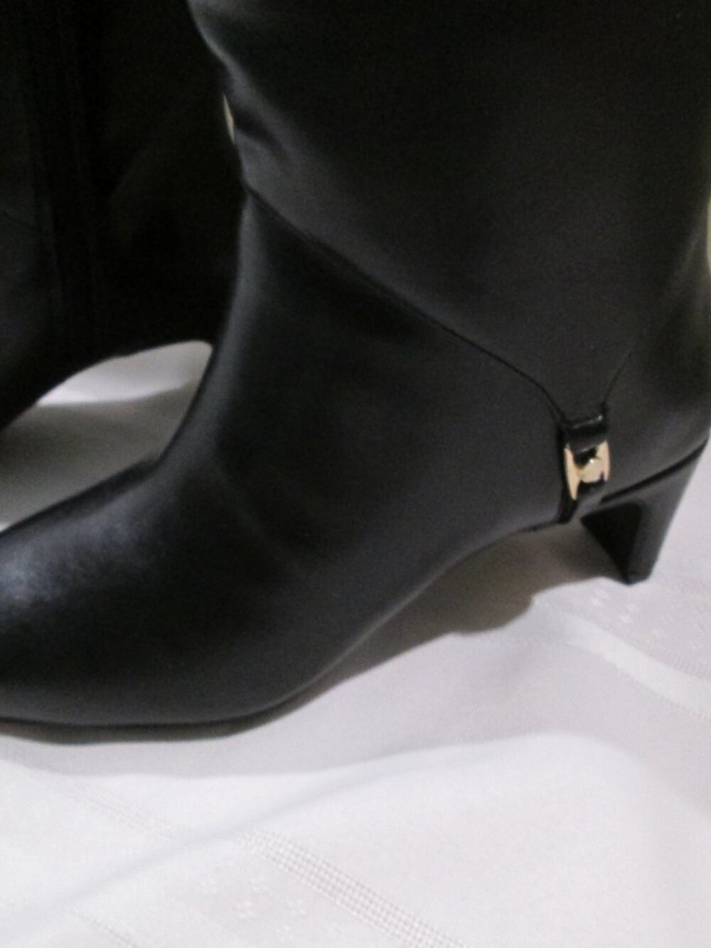 Anne Klein Women's Iverson Knee High Wide Calf Dress Boots - Picture 7 of 14